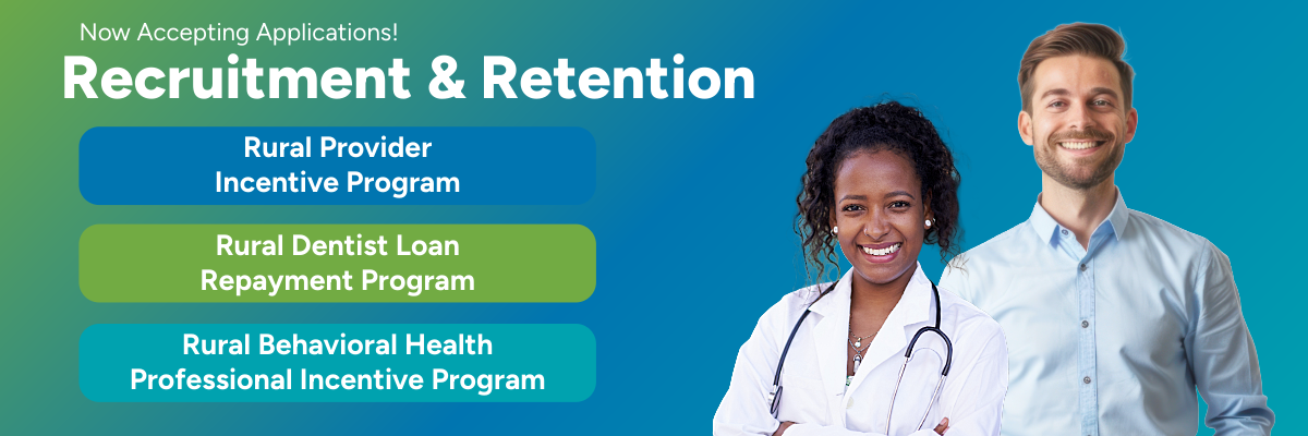 Recruitment & Retention Programs now accepting applications!